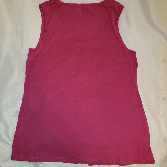 Women's Pink Tank top - Picture 2 of 3